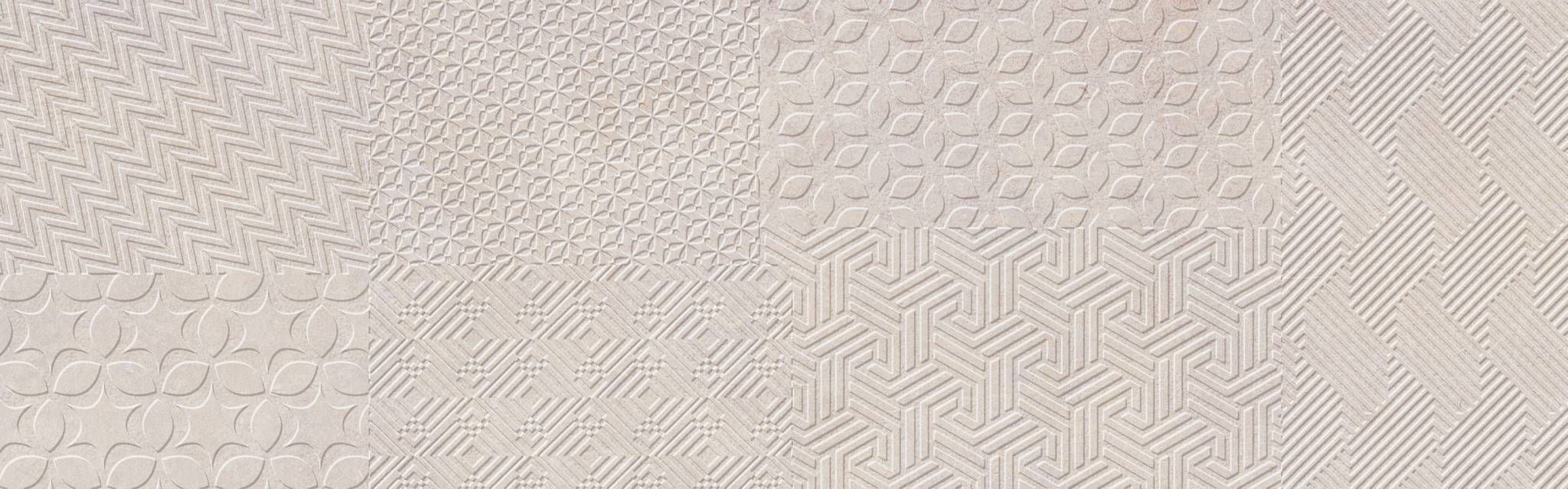 

Керамическая плитка Cifre Materia Textile Ivory настенная 25х80