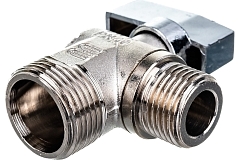 Elsen Кран шаровой угловой для стиральных машин 3/4"x1/2" НН ручка-бабочка