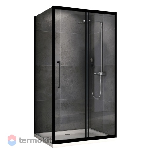 Душевой уголок ABBER Schwarzer Diamant 1950x1800x900 черный AG30180BH-S90B