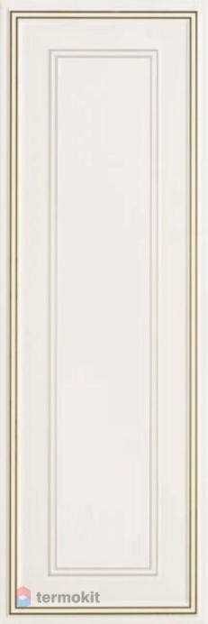 Керамическая плитка Ascot New England EG331BDD Bianco Boiserie Diana Dec декор 33,3х100