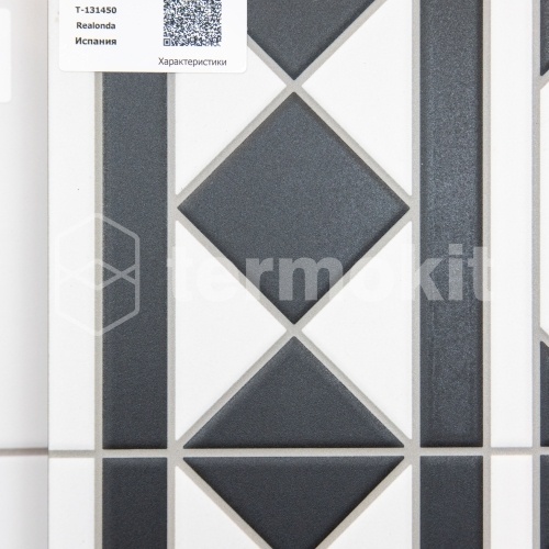 Керамическая плитка Realonda Oxford Negro Cenefa 33х33