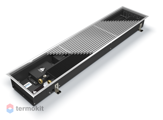 Внутрипольный конвектор Varmann Qtherm 230.110.2500 с принудительной конвекцией