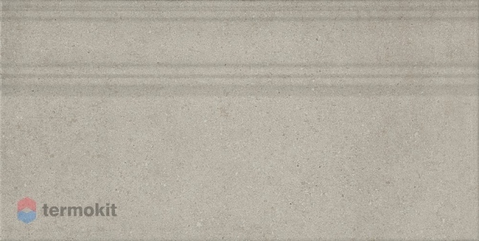 Керамическая плитка Kerama Marazzi Монсеррат FME013R Плинтус серый светлый матовый обрезной 20х40