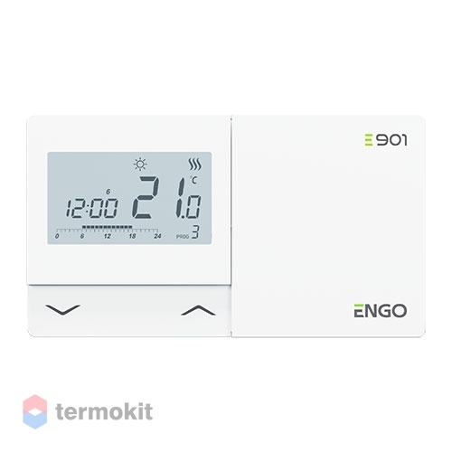 ENGO Программируемый проводной терморегулятор, на батарейках E901