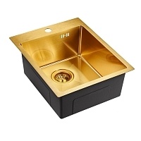 Мойка для кухни EMAR PVD золото EMB-128A PVD Nano Golden