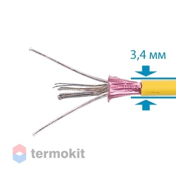 Двужильный нагревательный кабель Energy Cable 420 (3.0-4.0 кв.м)