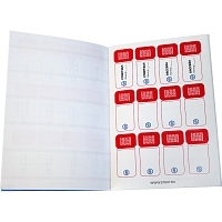 STOUT Комплект маркировочных наклеек "ТЕПЛЫЙ ПОЛ"