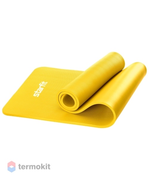 Коврик для йоги Starfit FM-301 NBR 183x58x1,5см, желтый