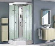 Душевая кабина Niagara Ultra 90x90 (стекло с рисунком) белый NG-2306-01