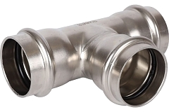 Тройник равнопроходной из нержавеющей стали Rommer ВПр 35 мм
