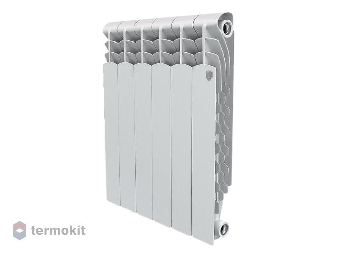 Алюминиевый радиатор Royal Thermo Revolution 2.0 500 \ 01 секция \ с боковым подключением