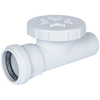 STOUT Ревизия с круглой крышкой канализационная бесшумная D 58