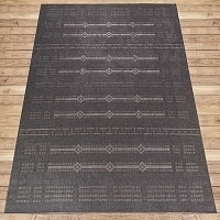 Ковёр Kitroom Флурлюкс (Сизаль) 140x200 прямоугольный серый 51120