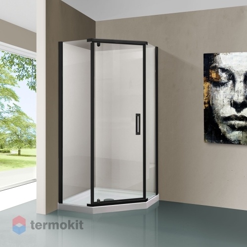 Душевой уголок Vincea Stresa 1950x1000x1000 черный VSP-1S100CLB