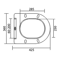 Унитаз подвесной BelBagno UNO с сиденьем микролифт BB3105CHR/SC