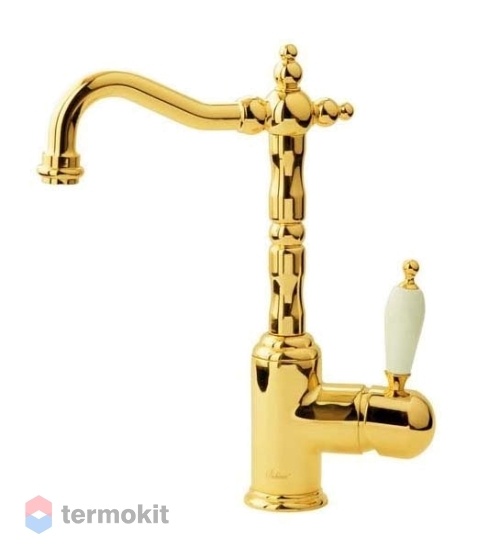 Смеситель для раковины Boheme Murano золото 282-MR-W