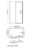Душевой уголок WasserKRAFT Alme 2000x1300x800 15R32