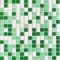 Стеклянная Мозаика Bonaparte Grass (4х20х20) 32,7х32,7