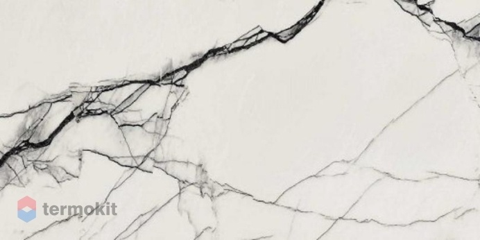 Керамогранит Floor Gres B&W Marble Breach high-glossy 60x120