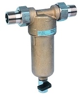 Фильтр Honeywell Braukmann FF06-1&quot;-AAM для горячей воды, тонкой очистки, с промывочным краном