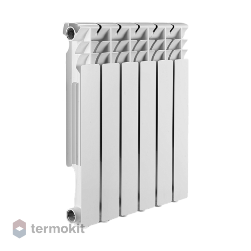 Алюминиевый радиатор Smart Install Easy One 500 \ 02 секции \ с боковым подключением