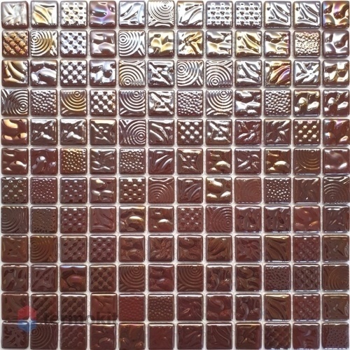 Стеклянная мозаика Natural Steppa STP-RD001-L (2,5х2,5) 31,7х31,7