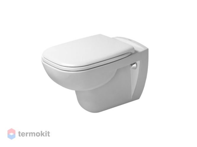 Унитаз подвесной Duravit D-Code Rimless® с сиденьем микролифт 45700900A1