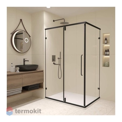Душевой уголок RGW Classic CL-46B 100x90x185 черный матовый 72094609-14