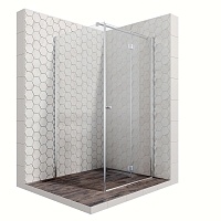 Душевой уголок Ambassador Diamond 2000x900x900 хром правая 12011105R