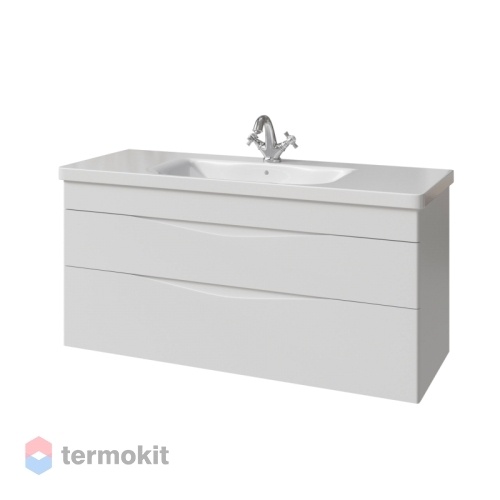 Тумба под раковину CAPRIGO Lento 120 подвесная белая 36216-SF027