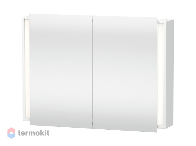 Зеркальный шкаф Duravit Ketho 100 с подсветкой белый глянец KT753201818
