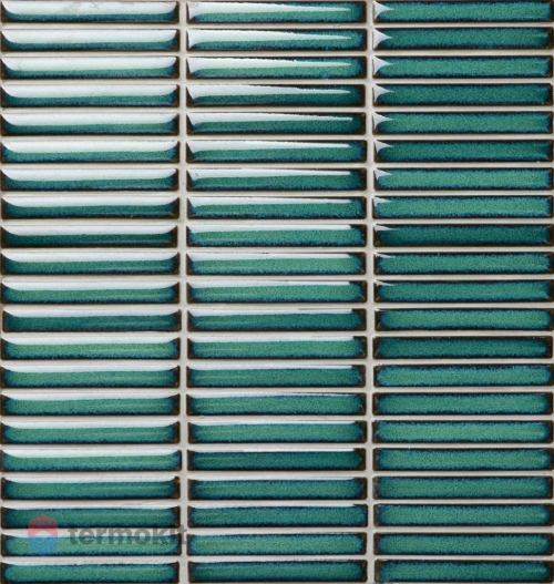 Каменная мозаика Bonaparte Finger pacific blue (8x12x92) 284x298