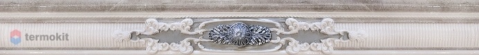 Керамическая плитка Kerasol Persia Cenefa Gris бордюр 10х90
