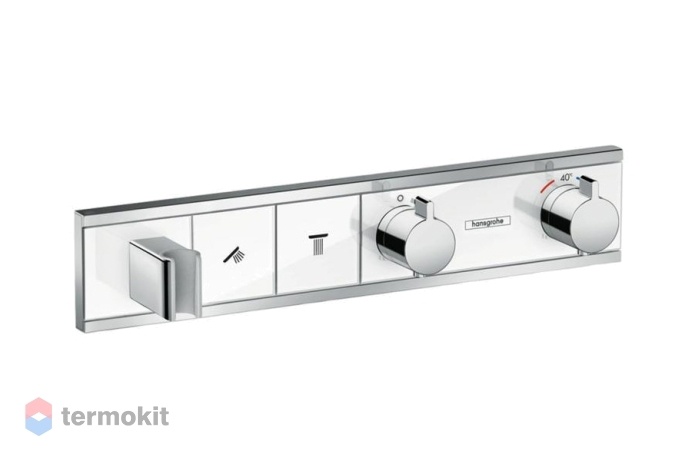 Встраиваемый смеситель для душа Hansgrohe RainSelect с термостатом для 2 потребителей 15355000