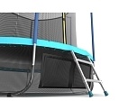 Батут с внутренней сеткой и лестницей Evo Jump Internal 12ft (Wave) + нижняя сеть
