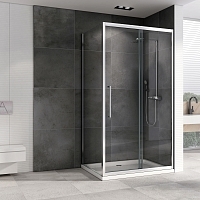 Душевой уголок ABBER Schwarzer Diamant 1950x1300x1000 хром AG30130H-S100