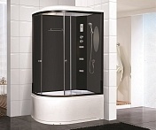 Душевая кабина Niagara Ultra 120x80 (тонированное стекло) черный NG-214-01RN