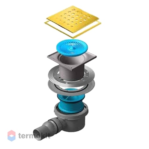 Сливной трап Pestan Confluo Standard Drops 1 Gold 13000132