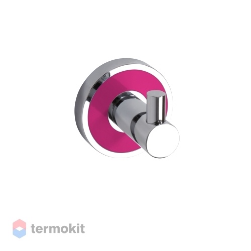 Крючок одинарный Bemeta TREND-I розовый 104106028f
