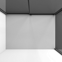 Душевой уголок Niagara Nova 1950x1300x800 (тонированное стекло) черный матовый NG-85-13TB-TB80-34