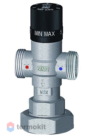 Far Термосмеситель 1" НР с ответной гайкой 1 1/2" ВР