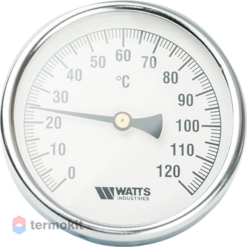 Watts Термометр биметаллический с погружной гильзой 100 мм 10006066
