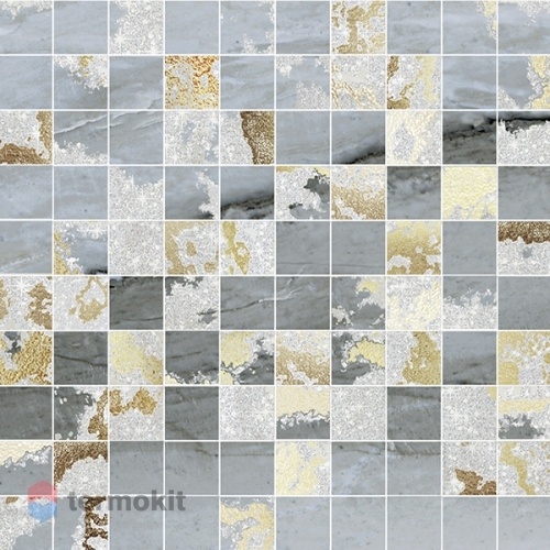 Керамогранит Brennero Venus Mosaico Q. Solitaire Blu Mix MQSB мозаика 29,7x29,7