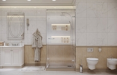 Душевой уголок Ambassador Abner 2000x1000x1000 хром правый 10011102R