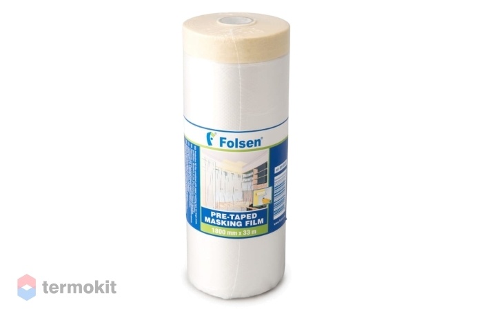 Folsen Ремонтная пленка с малярной лентой 1800мм x 33м