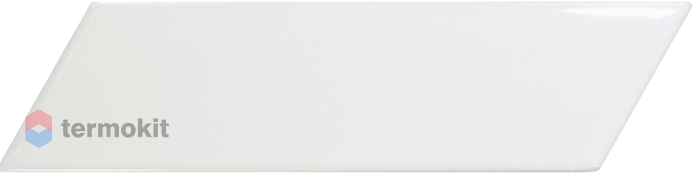 Керамическая плитка Equipe Chevron 23351 White Left Matt настенная 5,2x18,6