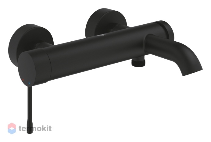 Смеситель для ванны и душа Grohe Essence New черный матовый 25250KF1