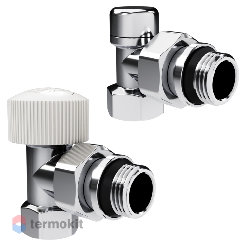 Royal Thermo Набор термостатический угловой Design 1/2М30х1,5 (Хром)