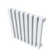 Стальные трубчатые радиаторы КЗТО QUADRUM 40 V 300 с нижним подключением цвет белый муар