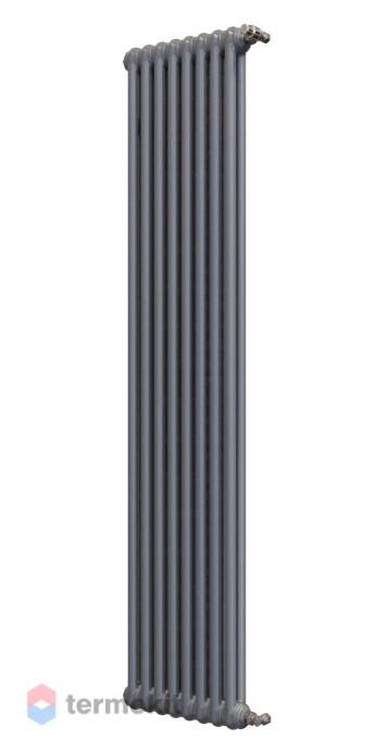 Стальной трубчатый радиатор Arbonia 2180/06 секций с боковым подключением 3/4 цвет Антрацит металлик